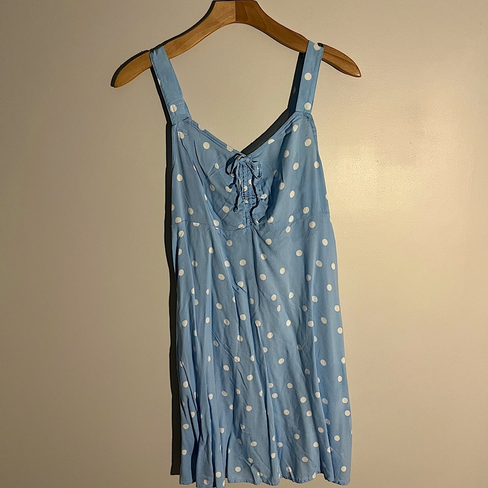 Baby blue summer dress